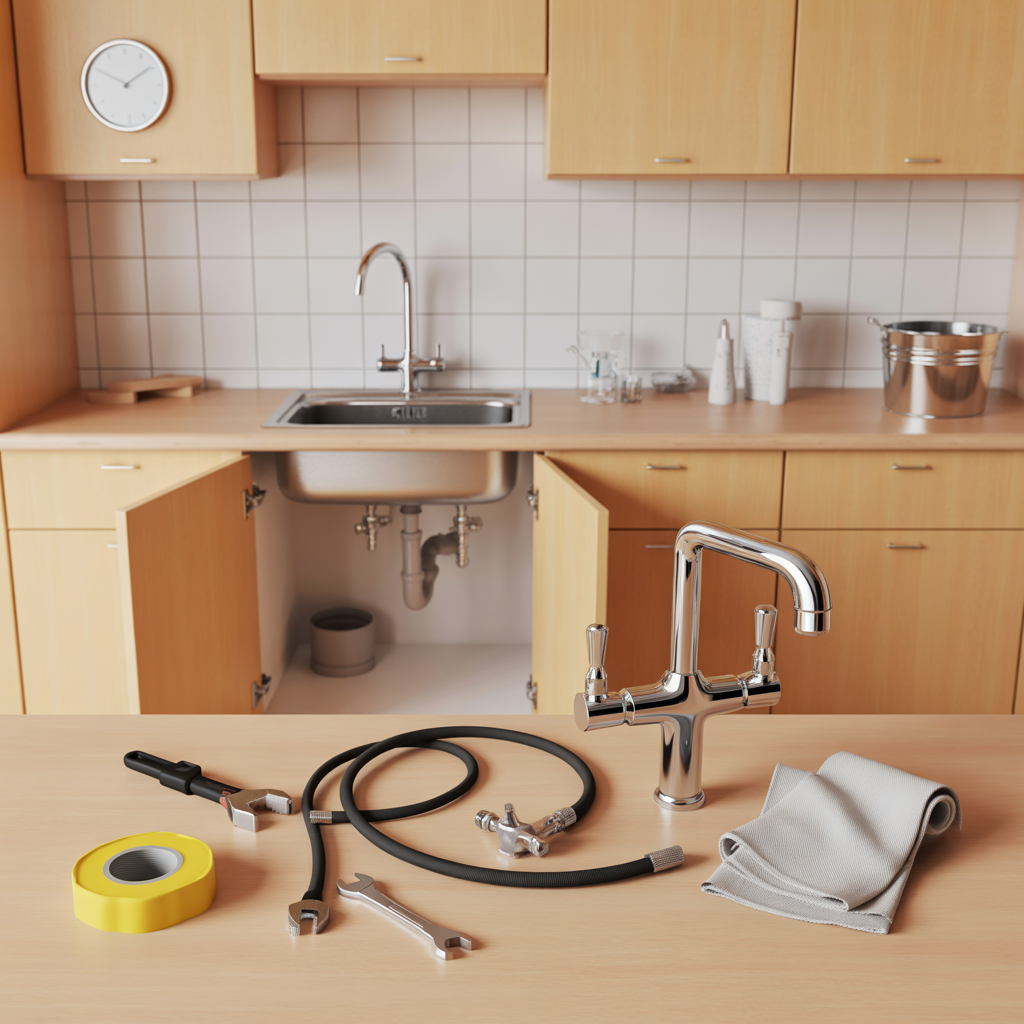 byta koksblandare verktyg steg for steg kostnad och tidsatga