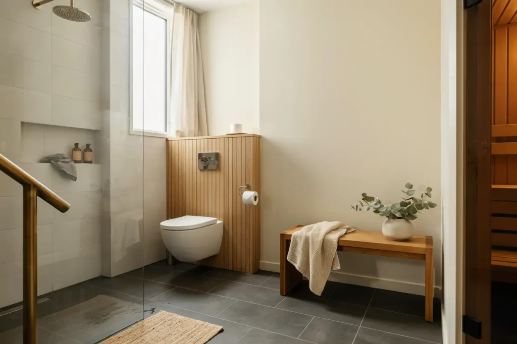 v trumsrenovering av badrum wc tv ttstuga samt relax och bastu i valskog kungs r